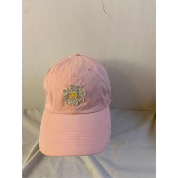 Life is good pink daisy baseball hat - Picture 1 of 5